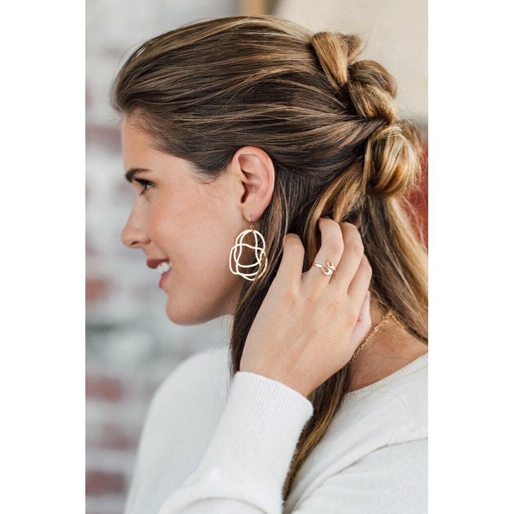 Purpose Jewelry 14K Gold or Rhodium Plated Daydreamer Earrings